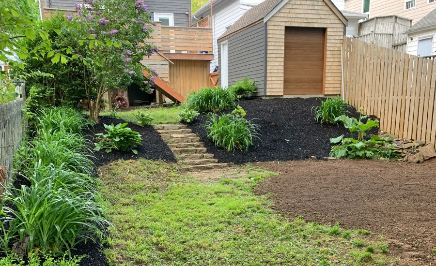 After landscaping - Aeration Buddy