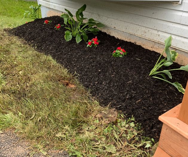 Small bed build mulch- Aeration Buddy